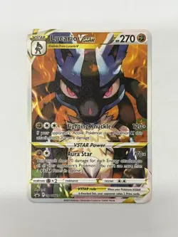 LuearioVSTAR HP270 Gold Metal Pokemon Card-Collectible Gift Display - Image 1