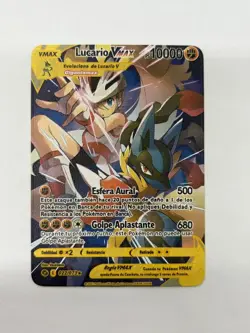 LurearioVMAX PS10000 Gold Metal Pokemon Card-Collectible Gift Display - Image 1