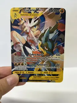 LurearioVMAX PS10000 Gold Metal Pokemon Card-Collectible Gift Display - Image 3