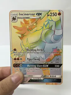 IncineroarGX HP250 147/145 Gold Metal Pokemon Card-Collectible Gift Display - Image 3