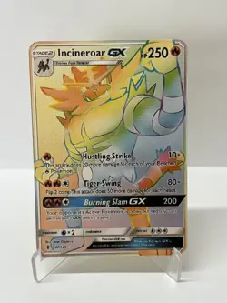 IncineroarGX HP250 147/145 Gold Metal Pokemon Card-Collectible Gift Display - Image 4