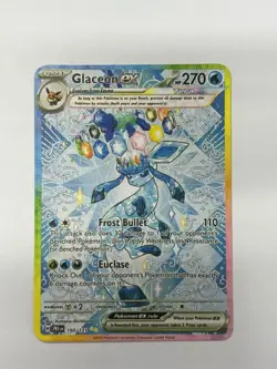 Glaceonex HP270 Gold Metal Pokemon Card-Collectible Gift Display - Image 1