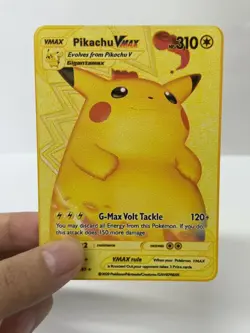 PikachuVMAX HP310 044/185 Gold Metal Pokemon Card-Collectible Gift Display - Image 3