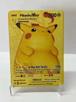 PikachuVMAX HP310 044/185 Gold Metal Pokemon Card-Collectible Gift Display - Image 4
