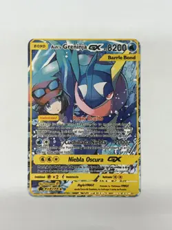 Asms GreninjaGX PS8200 Gold Metal Pokemon Card-Collectible Gift Display - Image 1