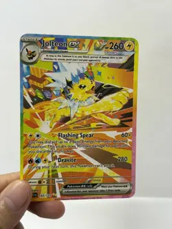 Jolteonex HP260 Gold Metal Pokemon Card-Collectible Gift Display - Image 3