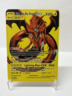 Slifer the sky DragonGX PSX00 Gold Metal Pokemon Card-Collectible Gift Display - Image 4