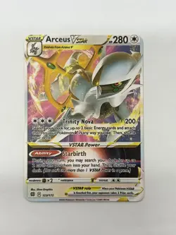 ArceusVSTAR HP280 Gold Metal Pokemon Card-Collectible Gift Display - Image 1