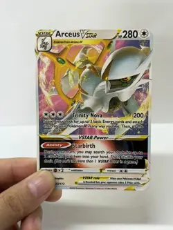 ArceusVSTAR HP280 Gold Metal Pokemon Card-Collectible Gift Display - Image 3