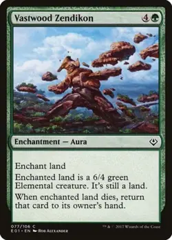 Vastwood Zendikon - Light Play MTG Archenemy: Nicol Bolas - Image 1