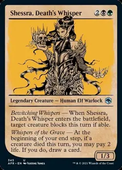 Shessra, Death's Whisper (Showcase) -Foil Near Mint MTG - Image 1