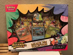 Pokemon TCG Mega Evolution Ascended Heroes First Partners Deluxe Pin Collection - Image 1