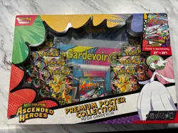 Pokemon TCG Ascended Heroes Premium Poster Collection Mega Gardevoir New Sealed - Image 1