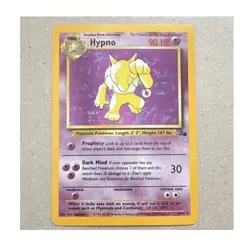 Pokemon Hypno 8/62 Fossil Unlimited Edition Holo Rare 1999 90HP Ken Sugimori - Image 1
