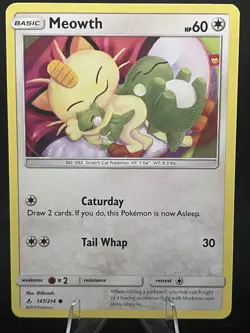 Meowth 88/114 Common XY - Steam Siege Pokemon NM - Image 1