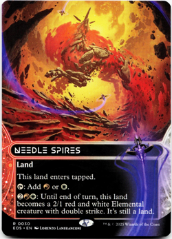 Needle Spires (0030) (Borderless) - [Edge of Eternities: Stellar Sights] MTG 🔥⚪ - Image 3