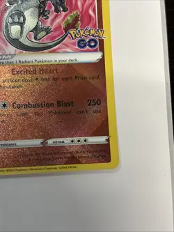 Radiant Charizard 011/078 Pokemon GO Holo - Image 2
