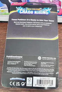 Pokemon TCG Chaos Rising Single Pack Blister [Reshiram/Moltres] - Image 2