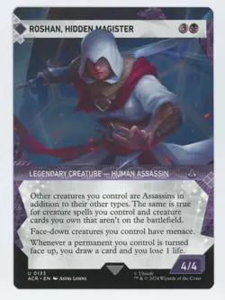 Roshan, Hidden Magister (Showcase) - 0133 - Assassin's Creed - MTG - Image 1
