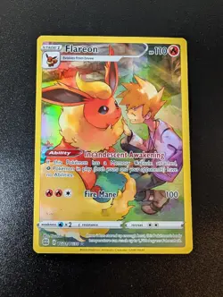 Flareon TG01/TG30 Holo Brilliant Stars Trainer Gallery Pokemon NM - Image 1