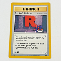 Pokemon TCG 1st Edition Rocket's Hideout 63/64 Neo Revelation WOTC VTG Gengar - Image 2