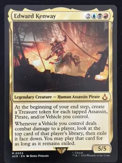 1x MTG Edward Kenway - Universes Beyond: Assassin's Creed (ACR) #53 - Magic - Image 1