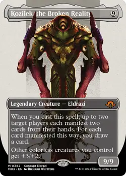 🧙Kozilek, The Broken Reality M 0382 Borderless Modern Horizons 3 MH3 MTG - Image 1