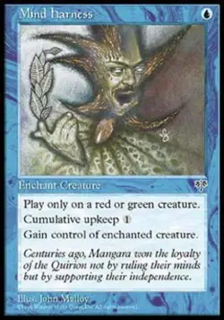 Mind Harness - Light Play MTG Mirage - Image 1