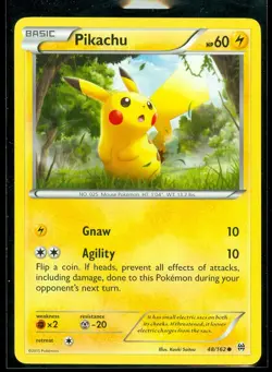 Pokemon PIKACHU 48/162 - XY BREAKthrough - NEAR MINT/MINT - Image 1