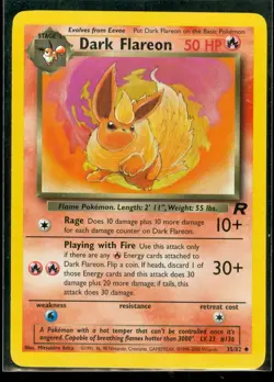 Pokemon DARK FLAREON 35/82 Team Rocket - - NEAR MINT/MINT - Image 1