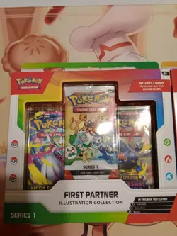 2 boxes of First Partner Illustration Collection Series 1 and 2 Pokemon TCG - Image 2