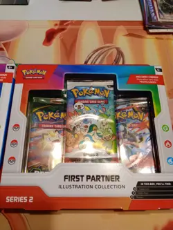 2 boxes of First Partner Illustration Collection Series 1 and 2 Pokemon TCG - Image 3