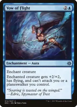 Vow of Flight - Light Play MTG Explorers of Ixalan - Image 1