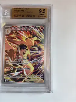 2025 Pokemon Scarlet & Violet Destined Rivals Ethan’s Typhlosion #190 IR BGS 9.5 - Image 5