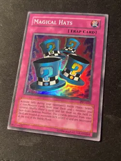 Magical Hats - PSV-033 - Super Rare NM Unlimited Yugioh - Image 2