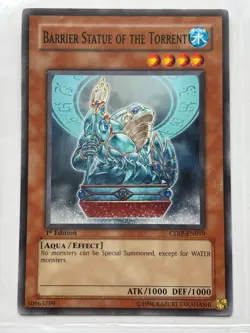 Yu-Gi-Oh Barrier Statue of the Torrent CDIP-EN019 Common 1st Ed NM - Image 1