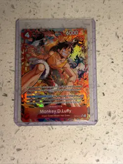 Monkey D Luffy OP16-015 Alternate Art The Time of Battle One PIece English Card - Image 1