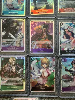 One Piece Bulk Card Lot (25) SR HoloOnly OP07, OP08, OP14 Near Mint Newly Pulled - Image 5