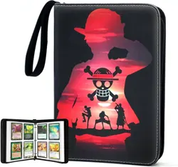 400 Pockets Trading Card Binder for One Piece Cards,Portable Waterproof Card ... - Image 1