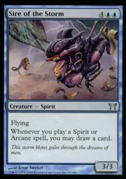 Sire of the Storm - Light Play MTG Champions of Kamigawa - Image 1