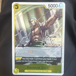 Roronoa Zoro Judge Pack Vol. 6 Foil Stamped One Piece Promo OP10-113 - Image 1
