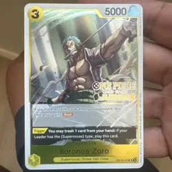 Roronoa Zoro Judge Pack Vol. 6 Foil Stamped One Piece Promo OP10-113 - Image 3