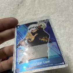 One Piece CCG Bandai OP05-010 Nico Robin, ST03-008 Trafalgar Law JR Foil - Image 4