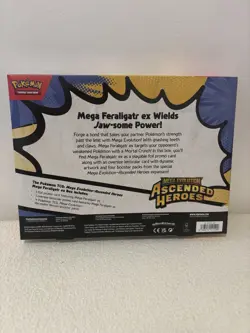 Pokemon TCG Ascended Heroes Mega Feraligatr EX Box - New & Sealed ✅ - Image 2