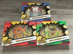 Pokemon TCG Ascended Heroes Mega Feraligatr Meganium & Emboar EX Box New Sealed - Image 1
