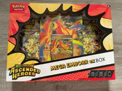 Pokemon TCG Ascended Heroes Mega Feraligatr Meganium & Emboar EX Box New Sealed - Image 2