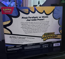 Pokemon Ascended Heroes - Mega Feraligatr ex Box NEW FACTORY SEALED - FREE P&P - Image 2