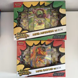 Pokemon Ascended Heroes Mega Feraligatr Meganium Emboar Ex Box New & Sealed UK - Image 3