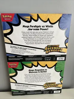 Pokemon Ascended Heroes Ex Box Set of 2 New Sealed, Mega Feraligatr & Meganium - Image 2