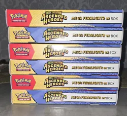 6x Pokemon TCG Ascended Heroes Mega Feraligatr Ex Box - Brand New & Sealed - Image 1